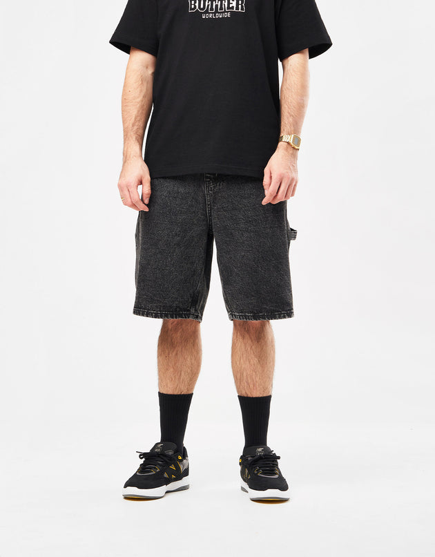 Butter Goods Weathergear Denim Shorts - Faded Black