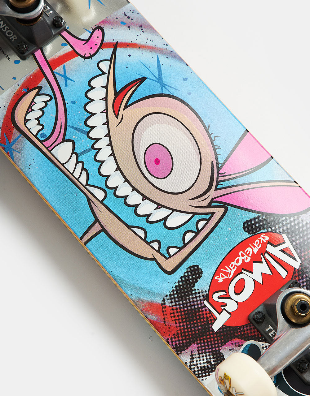 Almost x Ren & Stimpy Freakout Premium Mid Complete Skateboard - 7.375"