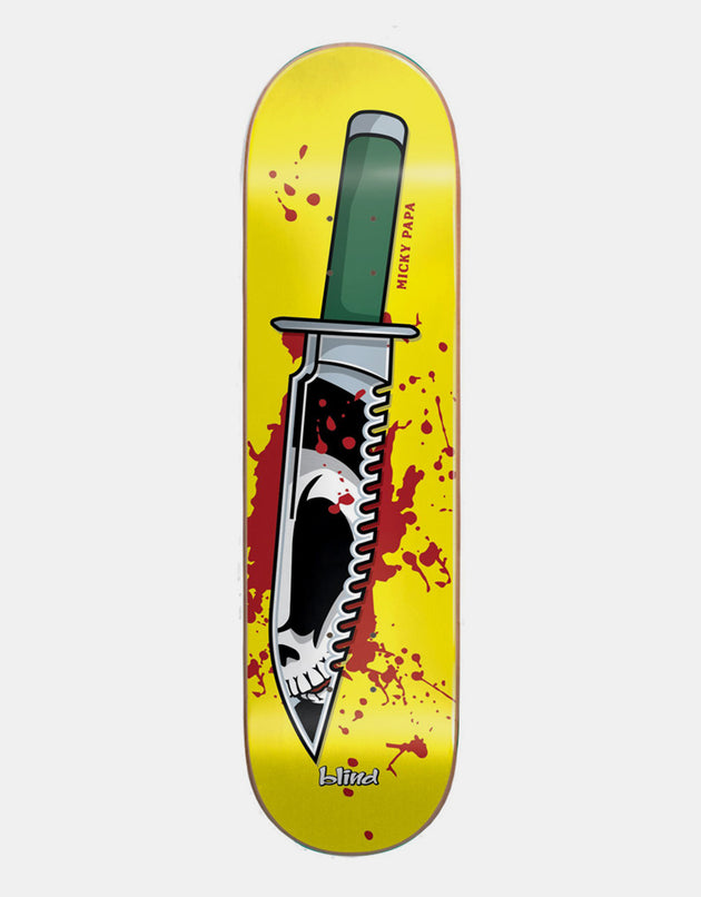 Blind Papa Reaper Knife R7 Skateboard Deck - 8"