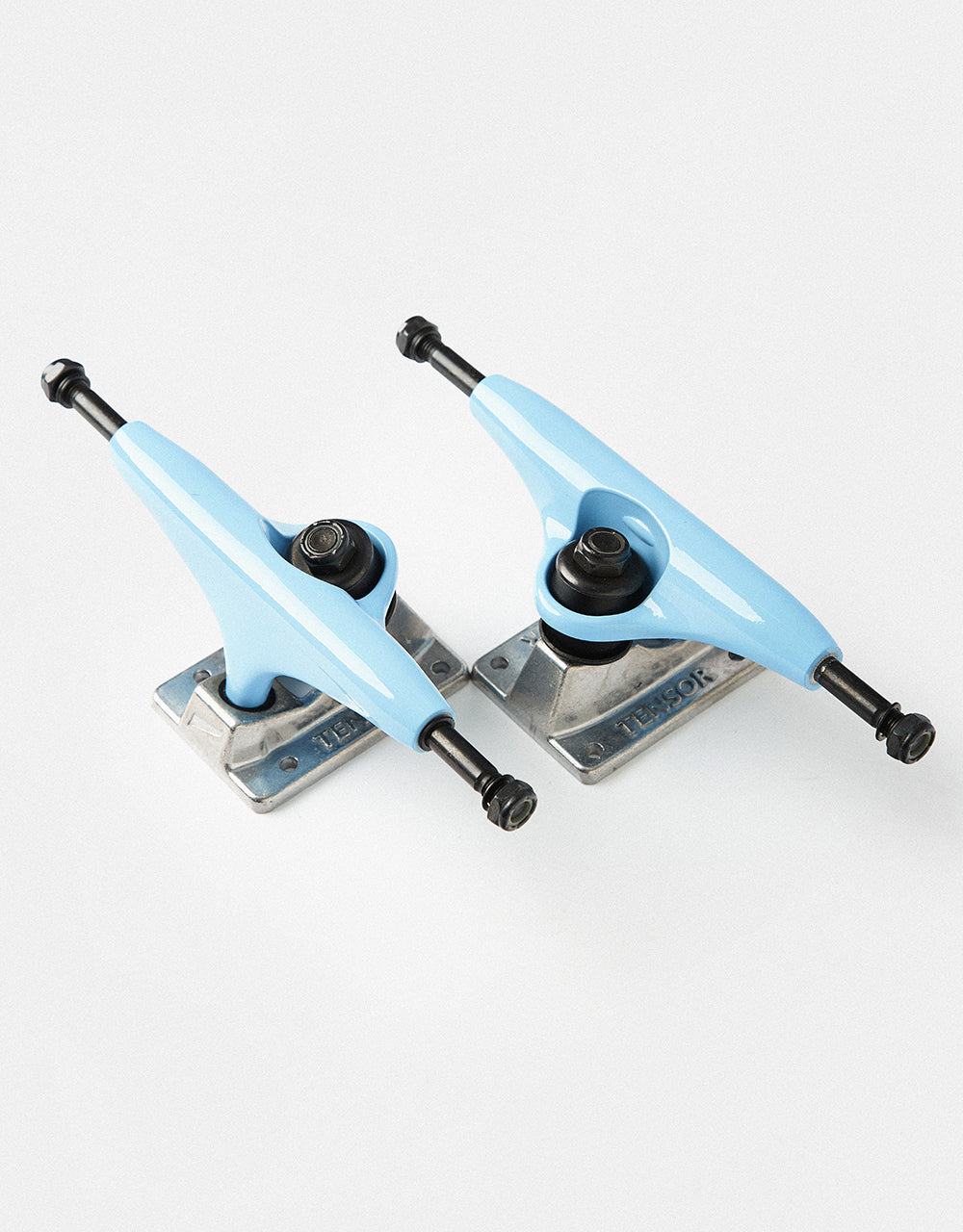 Tensor Alloys 5.25 Skateboard Trucks - Clear Sky/Raw (Pair)