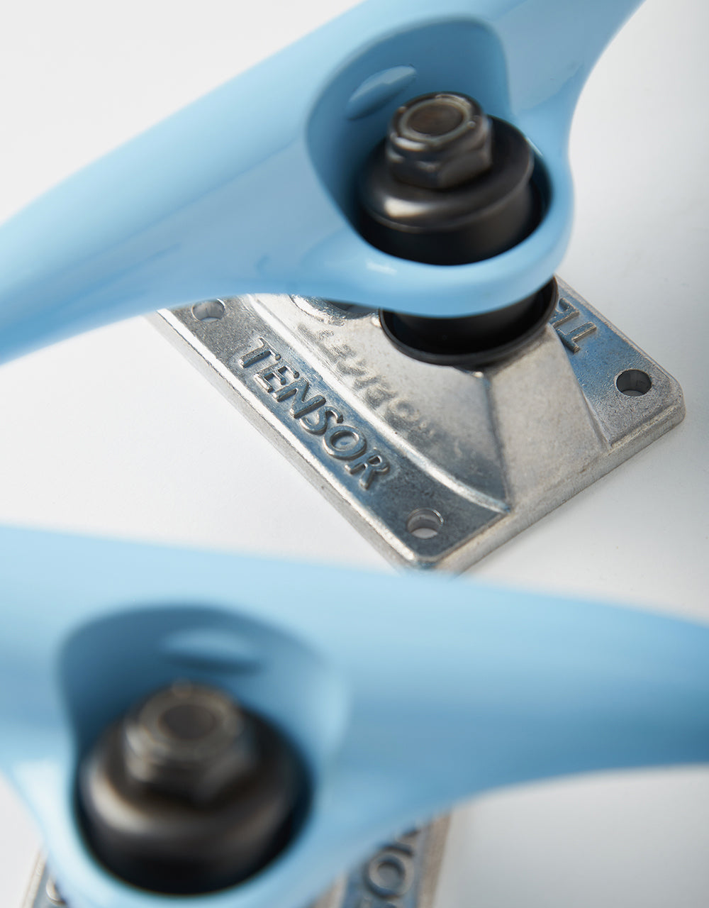 Tensor Alloys 5.25 Skateboard Trucks - Clear Sky/Raw (Pair)