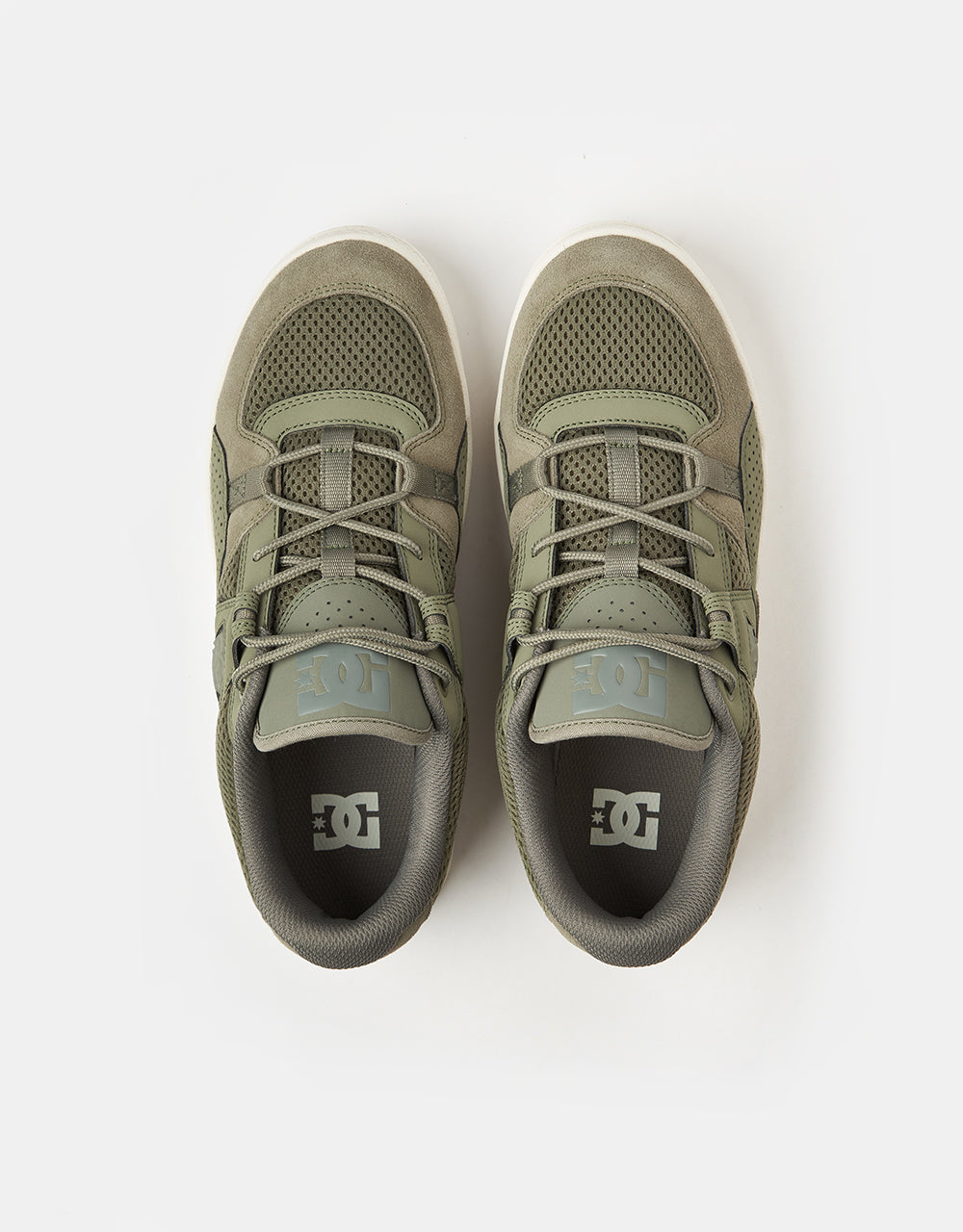 DC Construct Skate Shoes - Army/Olive