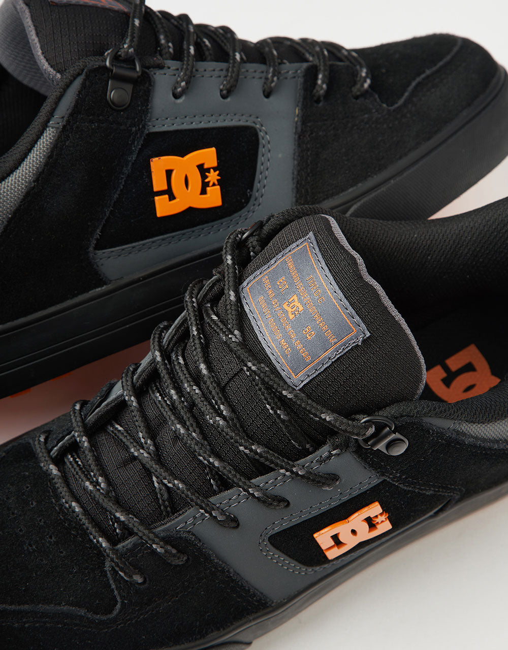 DC Pure WNT Skate Shoes - Grey/Black/Orange