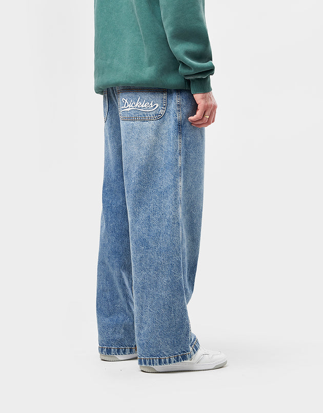 Dickies Loose Wave Denim Pant - Rinsed Blue/Fade