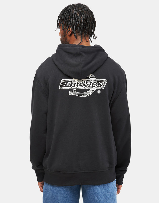 Dickies Wood Logo Pullover Hoodie - Black