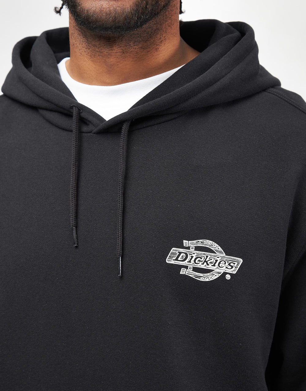 Dickies Wood Logo Pullover Hoodie - Black