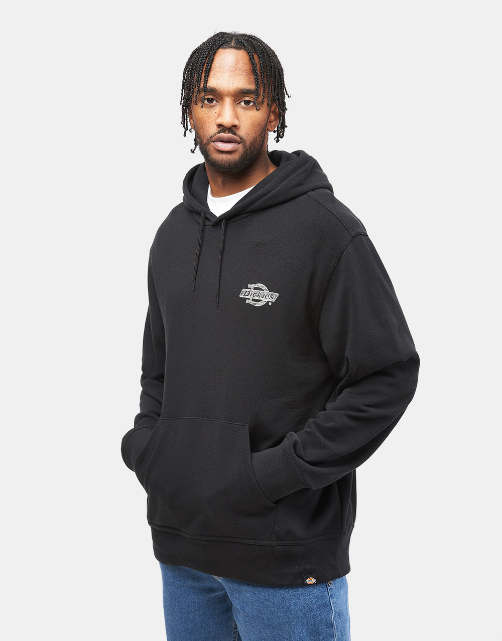 Dickies Wood Logo Pullover Hoodie - Black