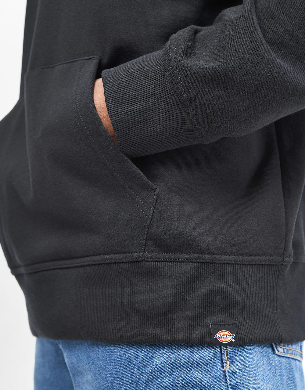 Dickies Wood Logo Pullover Hoodie - Black