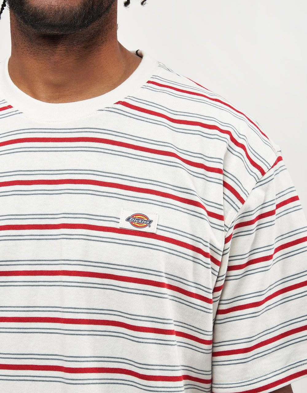 Dickies Lewistown Stripe T-Shirt - Egret