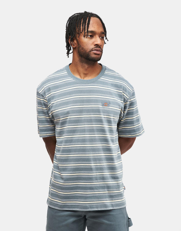 Dickies Lewistown Stripe T-Shirt - Stormy Weather