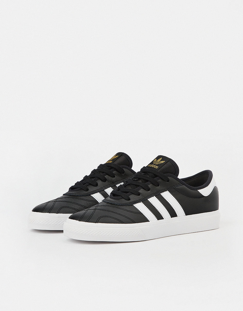 adidas Adi Ease Skate Shoes - Core Black/White/Gold Metallic