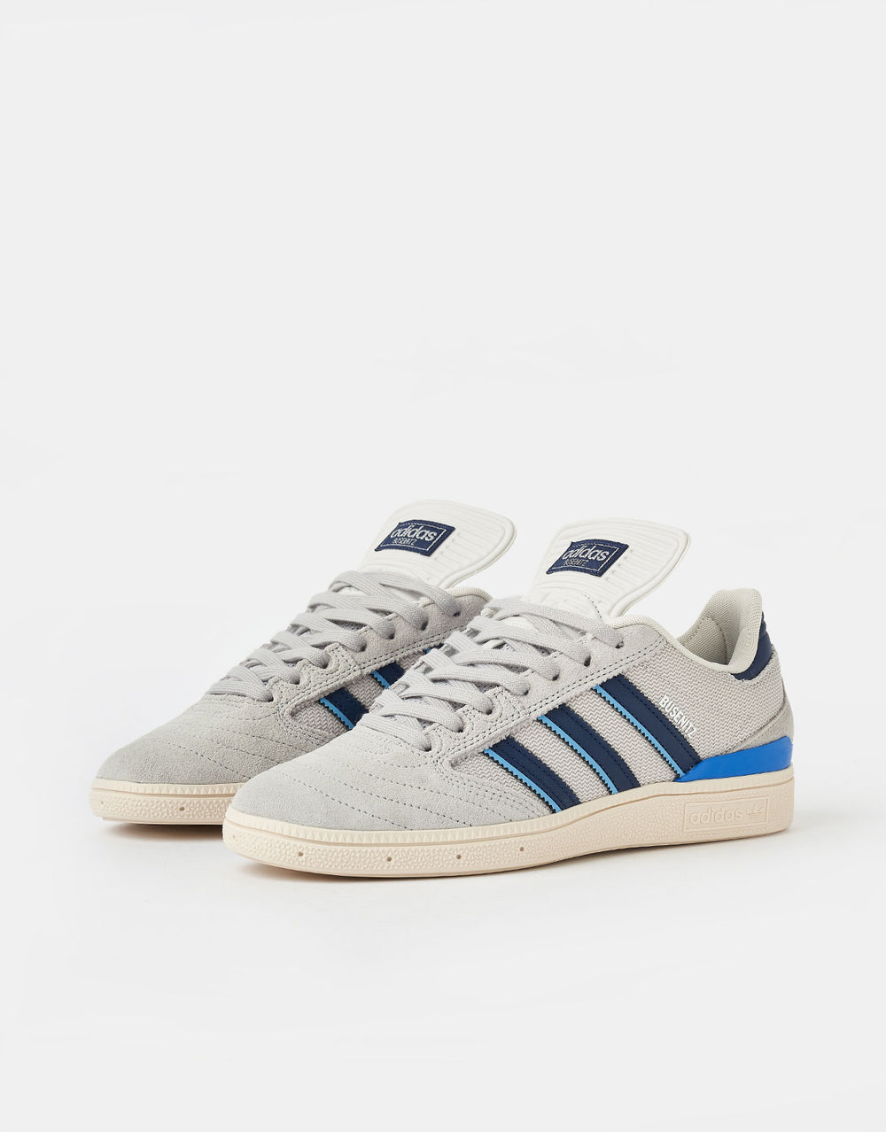 adidas Busenitz Skate Shoes - Grey/Dark Blue/Chalk White