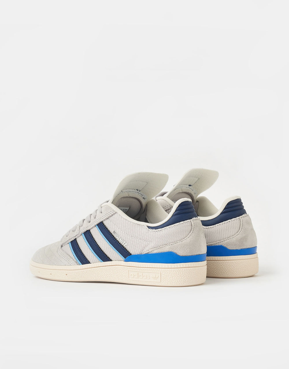 adidas Busenitz Skate Shoes - Grey/Dark Blue/Chalk White