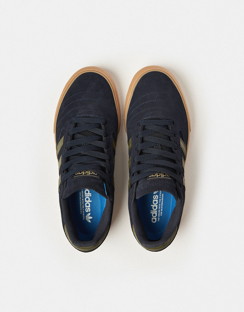 adidas Busenitz Vulc II Skate Shoes - Legend Ink/Olive Strata/Gold Metallic