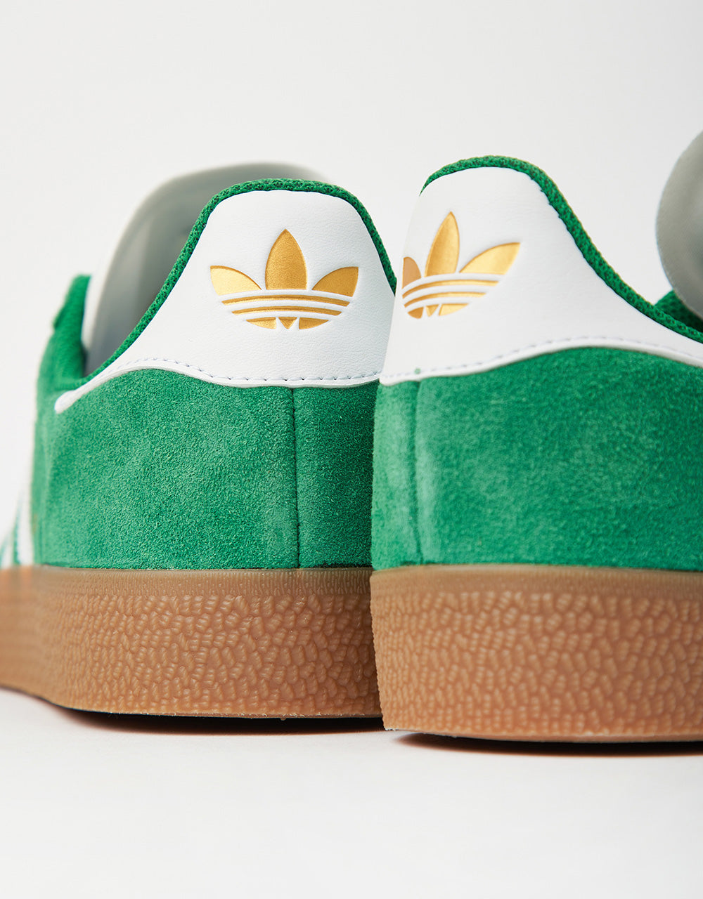 adidas Gazelle ADV Skate Shoes - Green/White/Gold Metallic