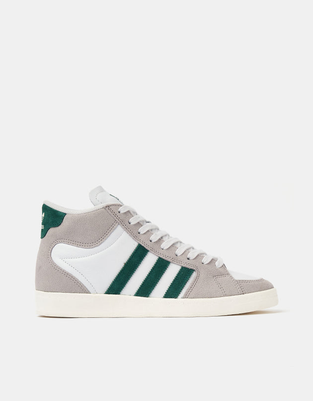 adidas Superskate Skate Shoes - Clear Granite/Collegiate Green/Crystal White