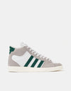 adidas Superskate Skate Shoes - Clear Granite/Collegiate Green/Crystal White