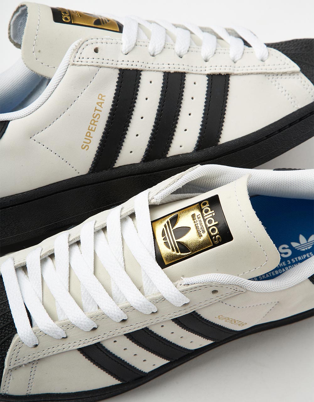 adidas Superstar ADV Skate Shoes - Crystal White/Core Black/White