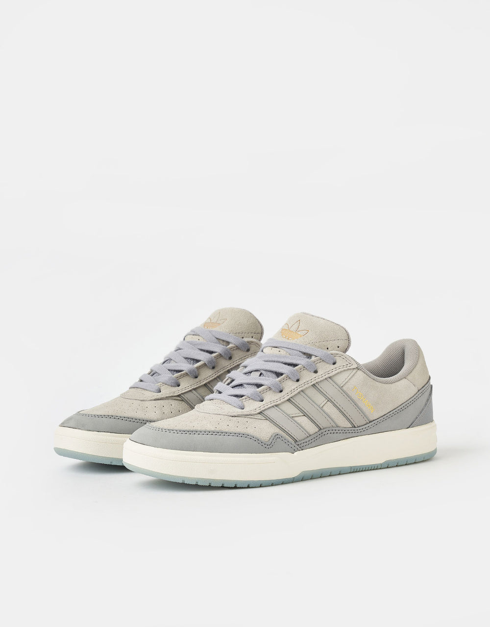 adidas Tyshawn II Skate Shoes - Light Onix/Clear Granite/Chalk White