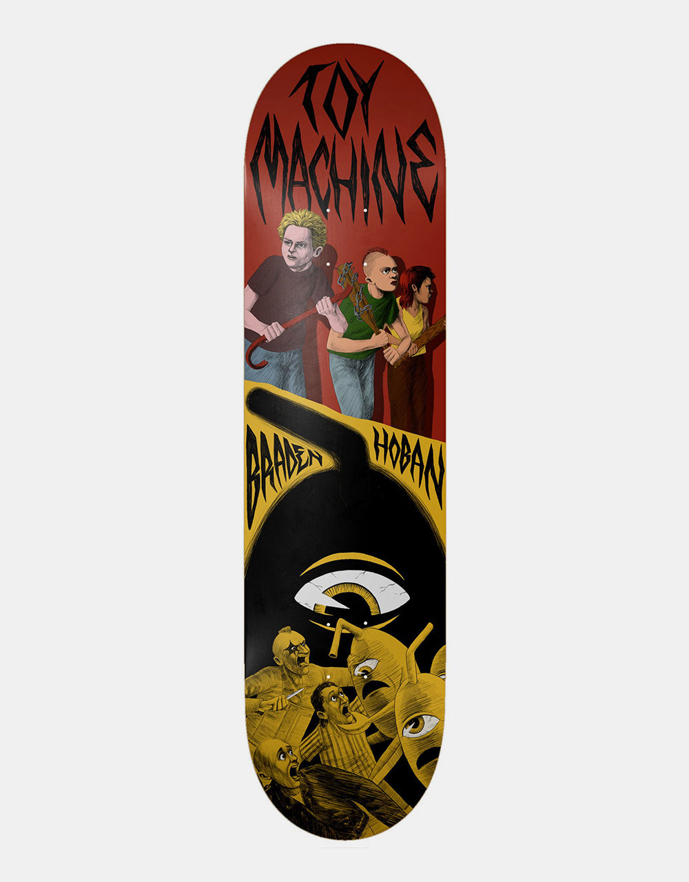 Toy Machine Hoban Horror Show Skateboard Deck - 8.25"