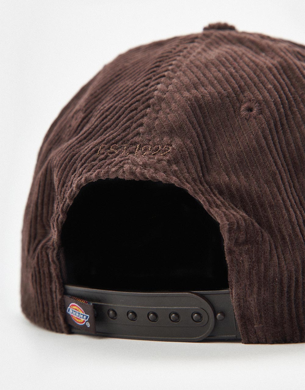 Dickies Hardwick Cord Cap - Chocolate Brown