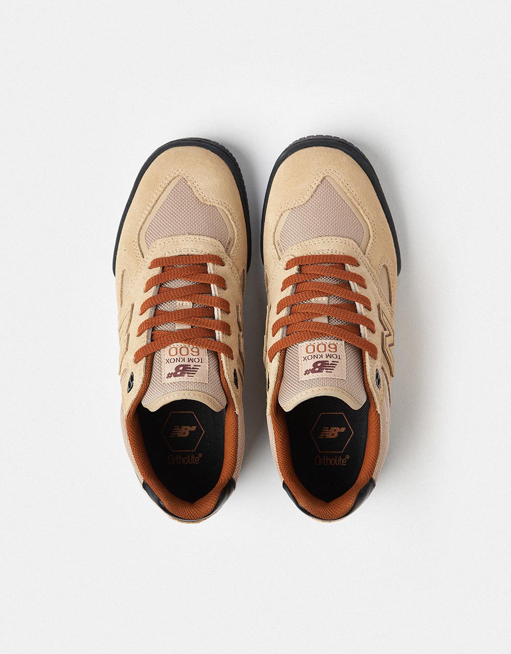 New Balance Numeric 600 Tom Knox Skate Shoes - Tan/Black