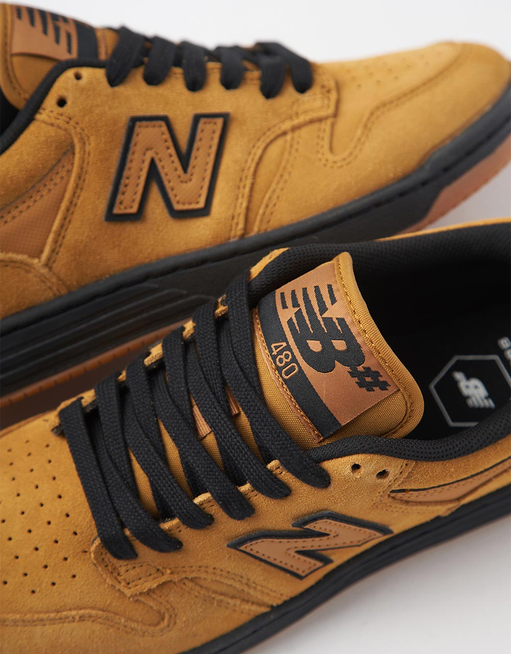 New Balance Numeric 480 Skate Shoes - Tobacco/Black