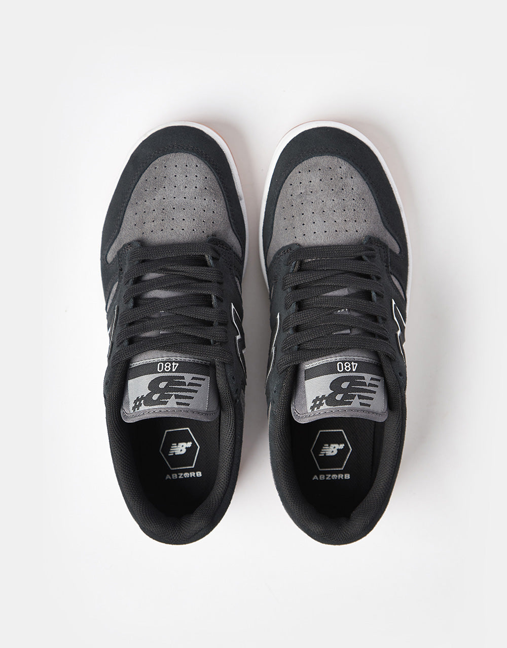 New Balance Numeric 480 Skate Shoes - Black/Grey