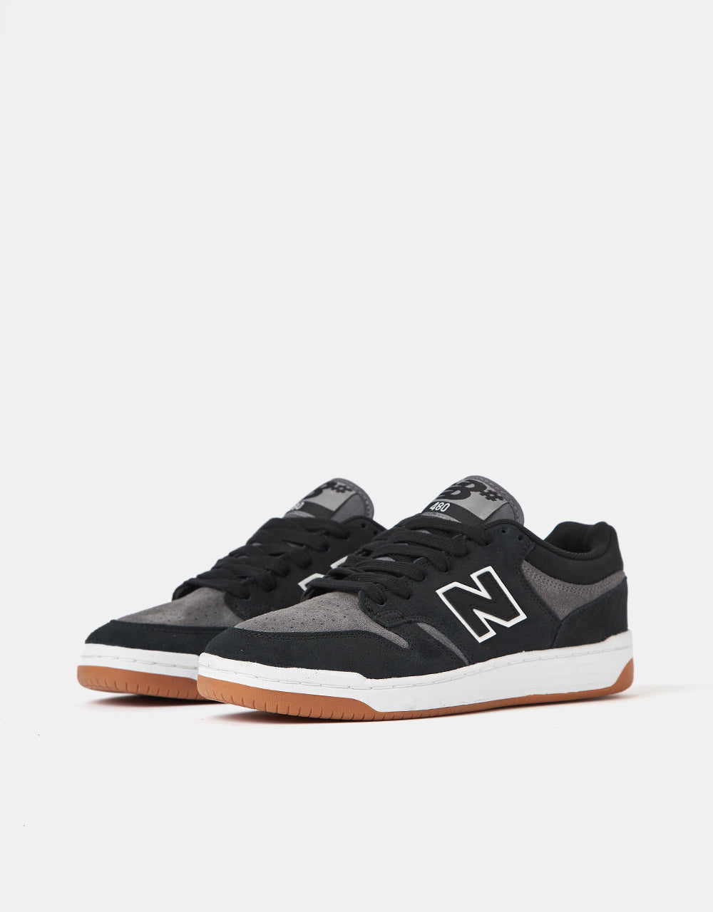 New Balance Numeric 480 Skate Shoes - Black/Grey