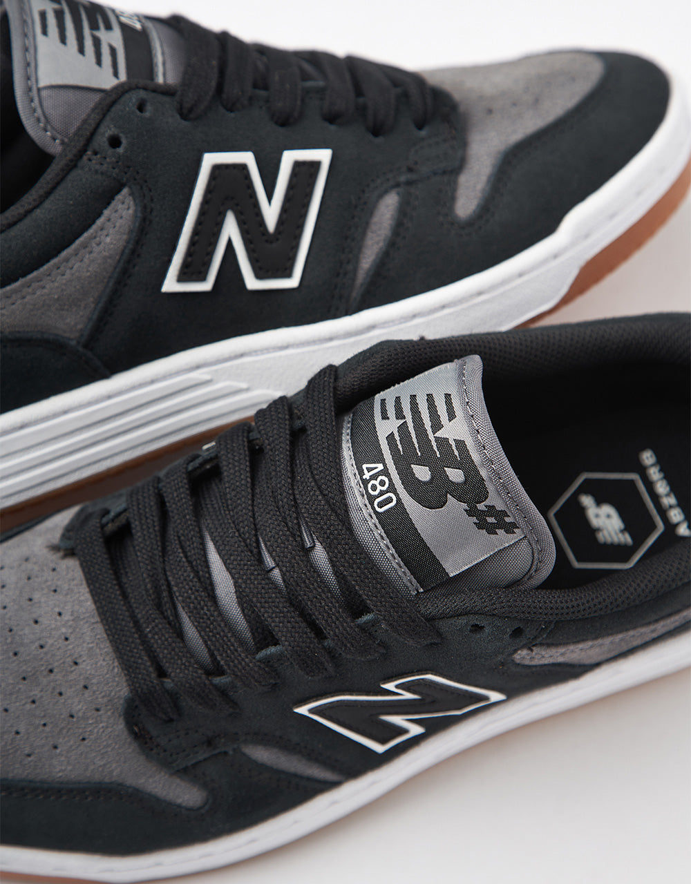 New Balance Numeric 480 Skate Shoes - Black/Grey