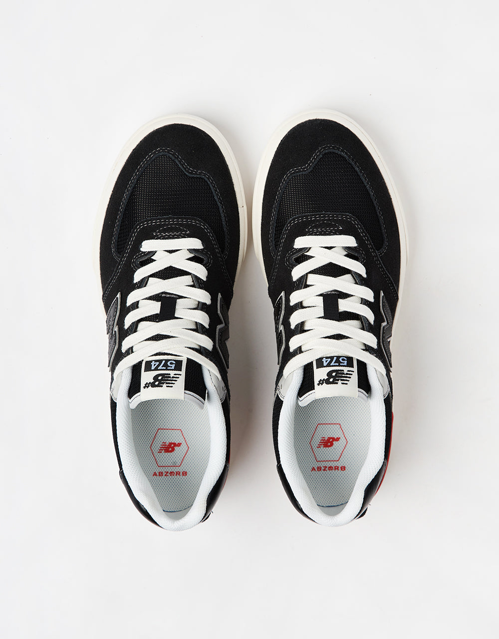 New Balance Numeric 574 Skate Shoes - Black/Grey