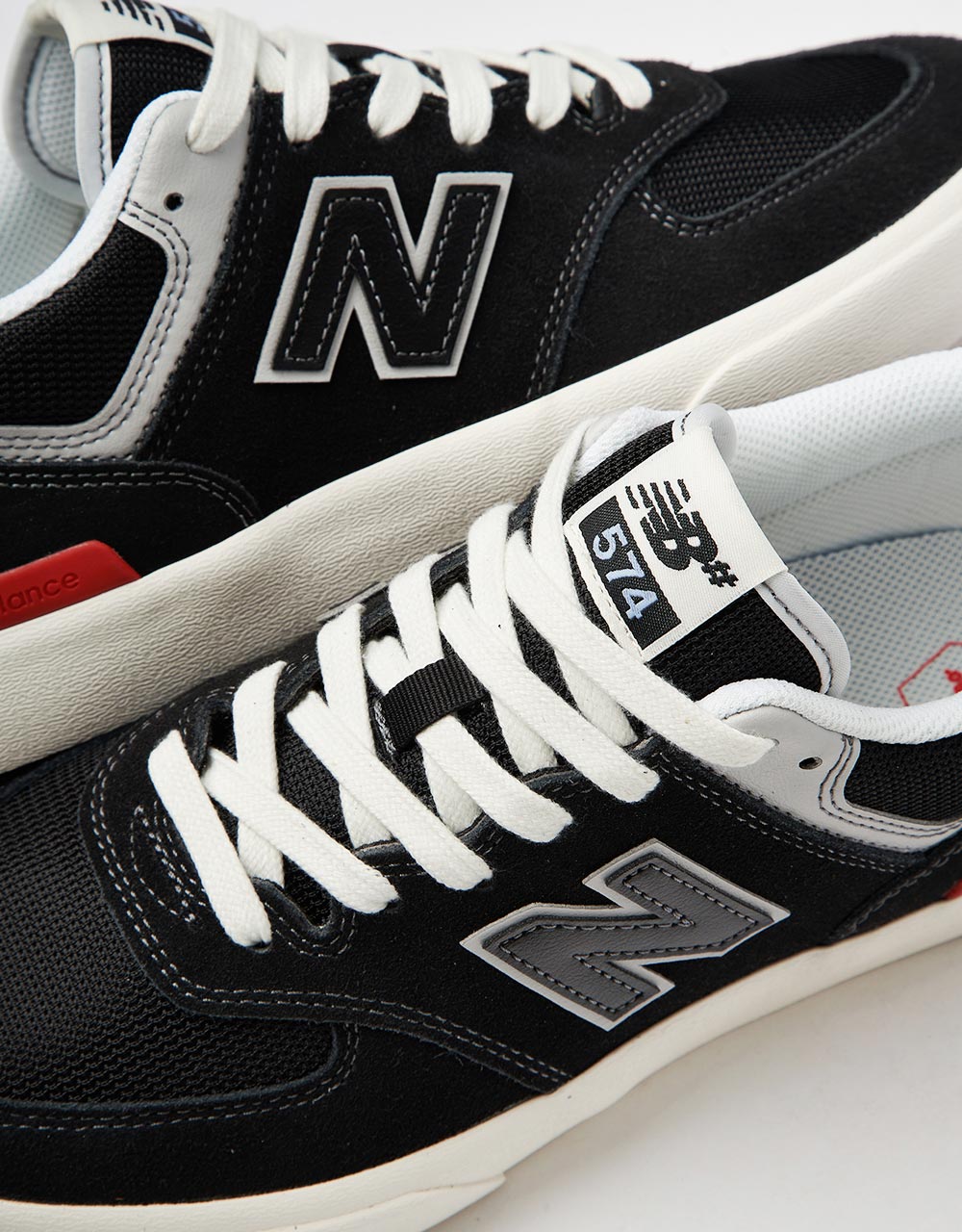 New Balance Numeric 574 Skate Shoes - Black/Grey