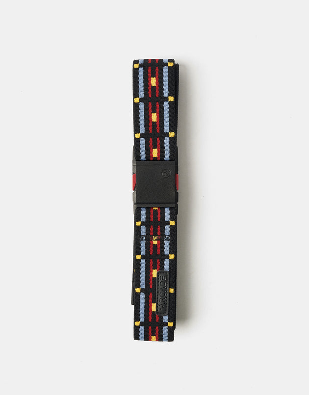 Arcade x Vernan Kee Keyah Slim Artist Series Web Belt - Black/Sky