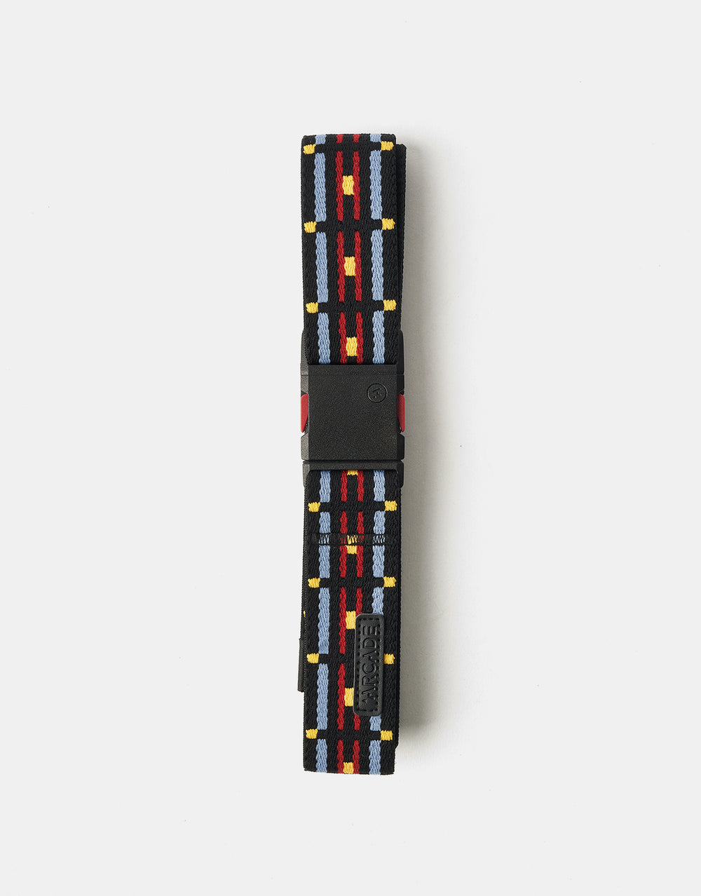 Arcade x Vernan Kee Keyah Slim Artist Series Web Belt - Black/Sky