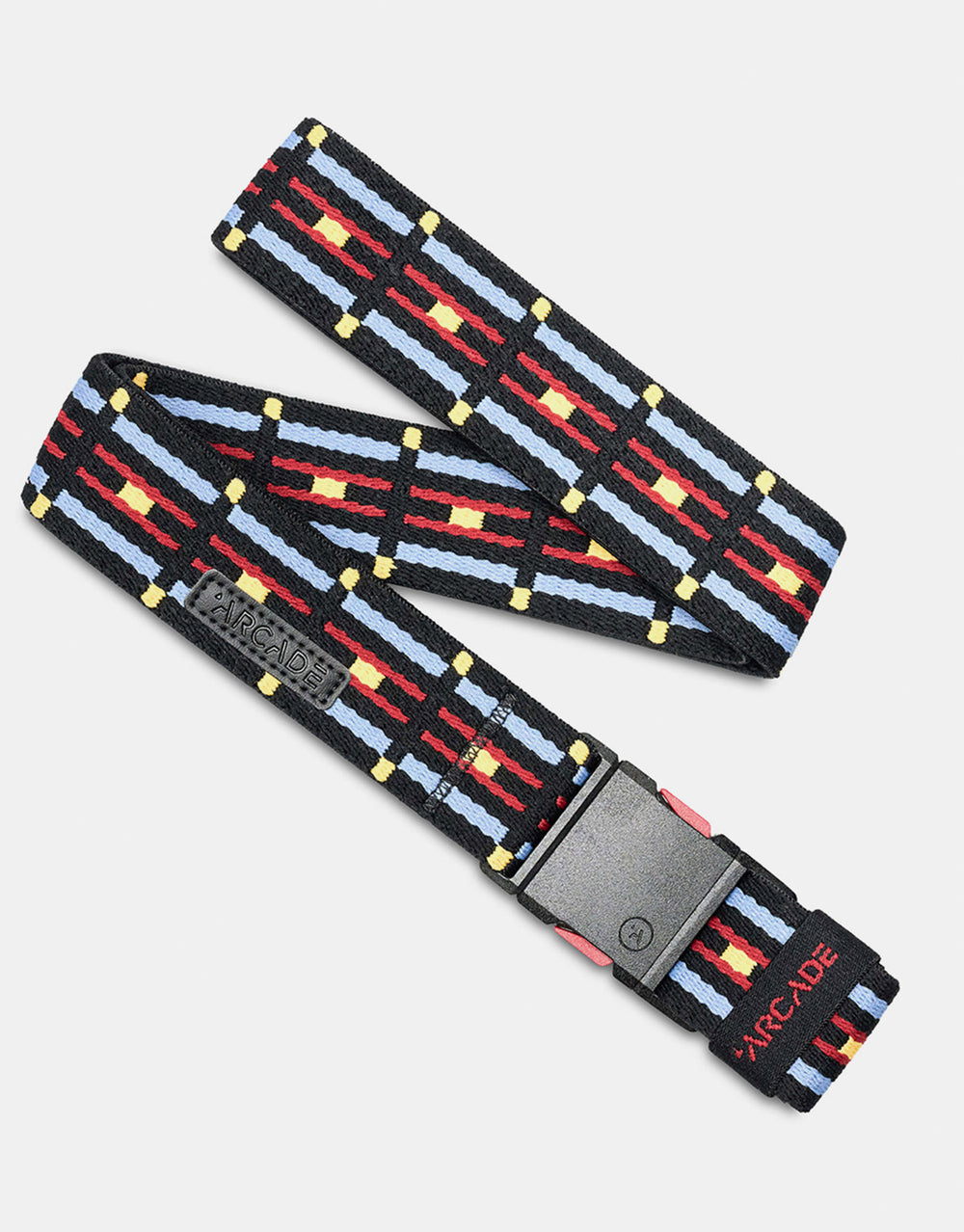 Arcade x Vernan Kee Keyah Slim Artist Series Web Belt - Black/Sky