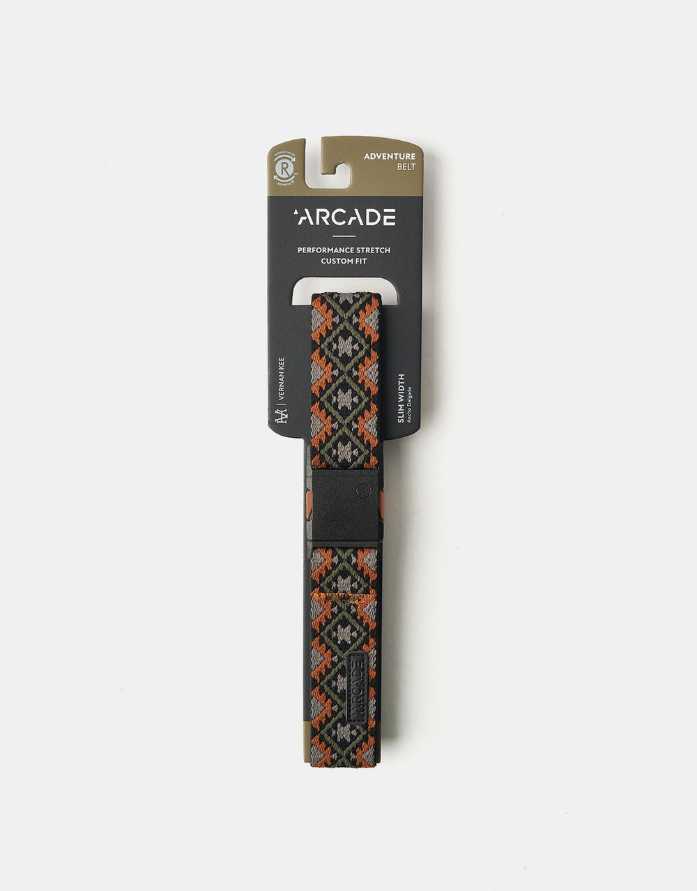 Arcade x Vernan Kee Twilight Slim Artist Series Web Belt - Bay/Ash