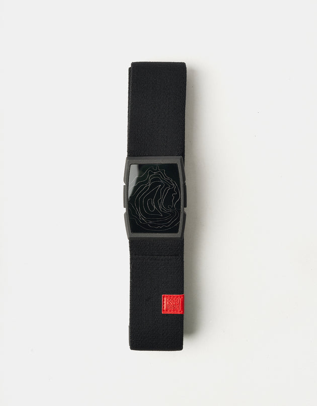 Arcade x Jimmy Chin Topo Adventure Series Web Belt - Black/Red