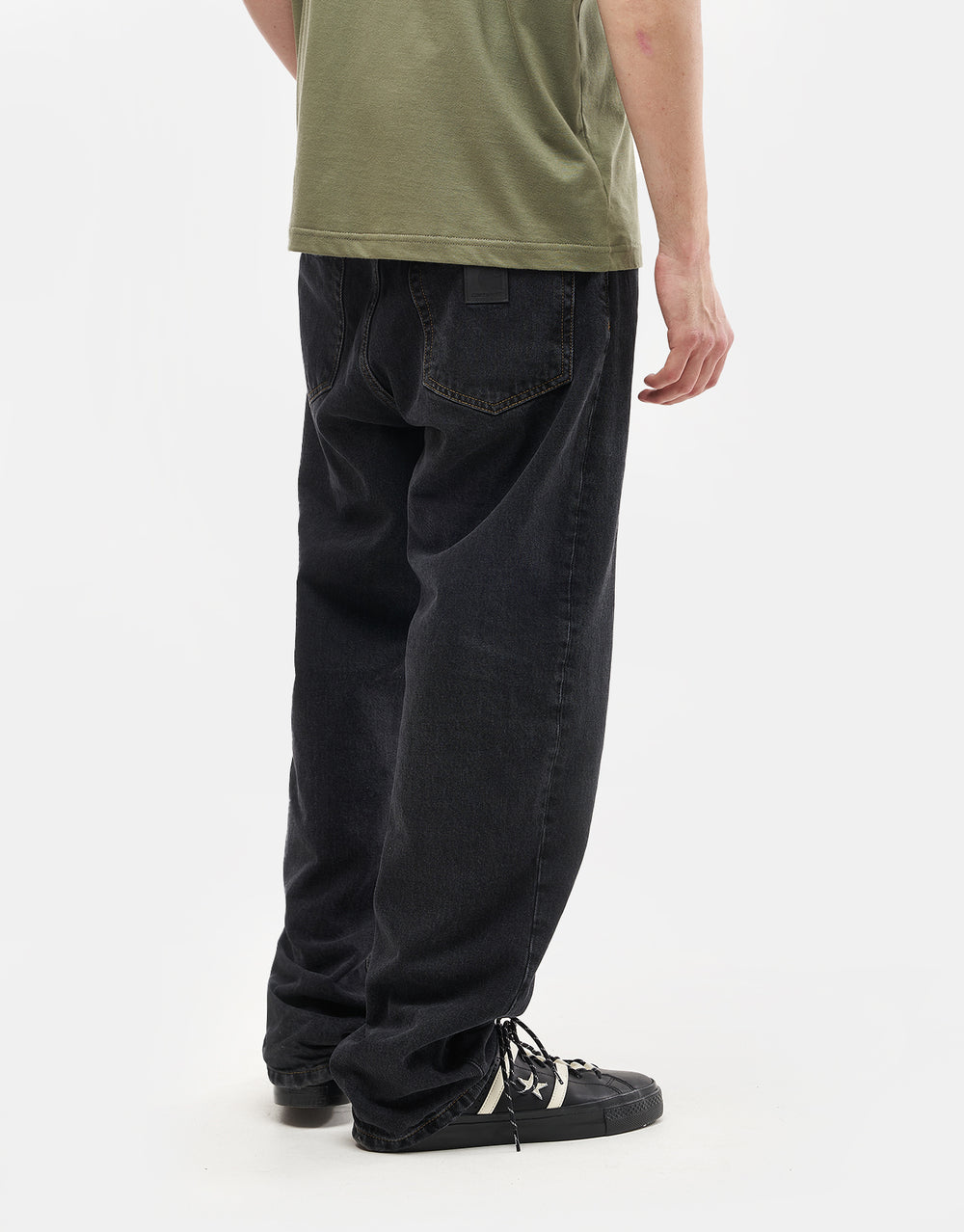 Carhartt WIP Double Knee Pant - Black (Stone Canvas)