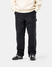 Carhartt WIP Double Knee Pant - Black (Stone Canvas)