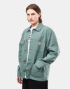 Carhartt WIP Michigan Coat - Silver Pine/Silver Pine (Stone Canvas)