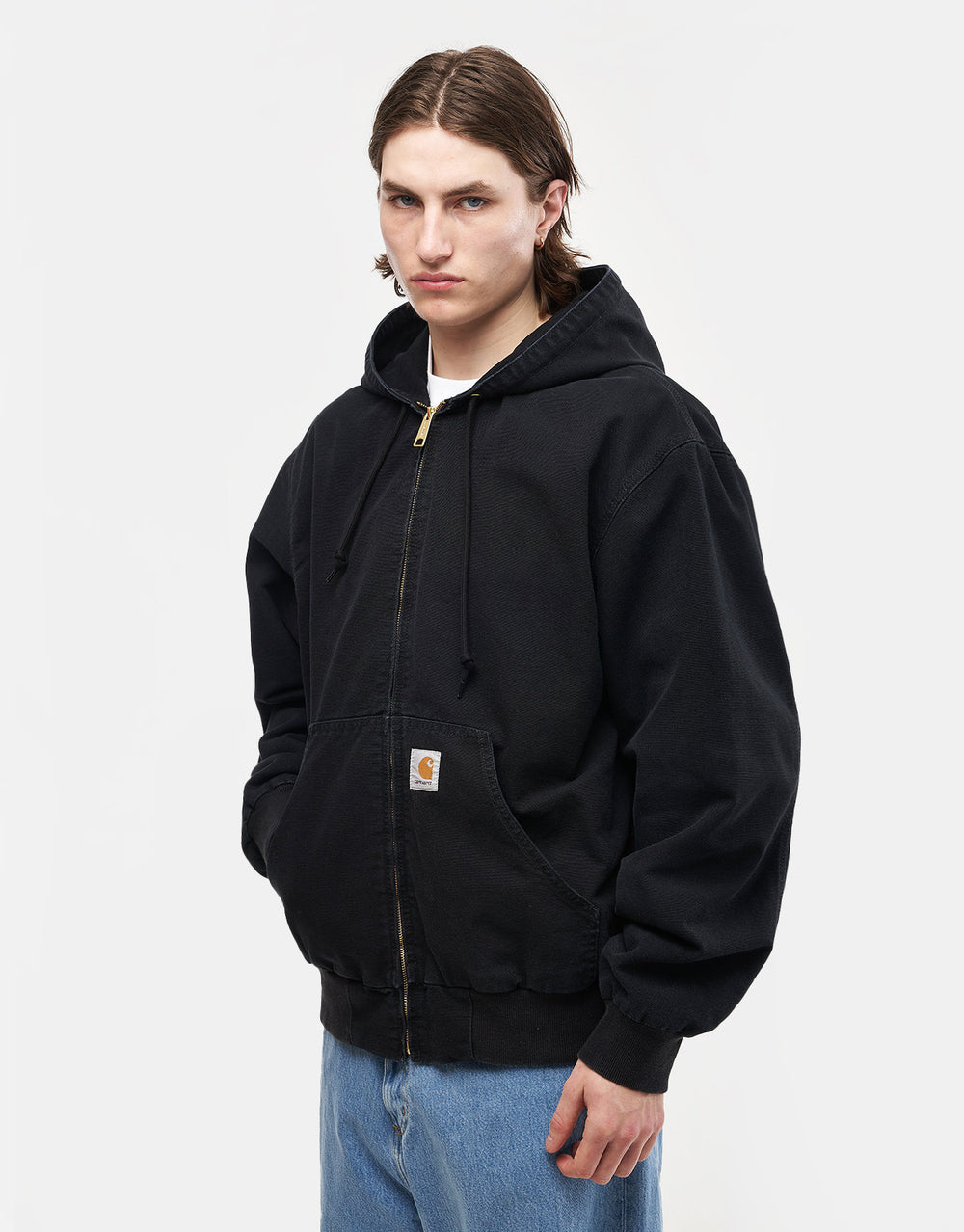 Carhartt WIP OG Active Jacket - Black (Stone Canvas)