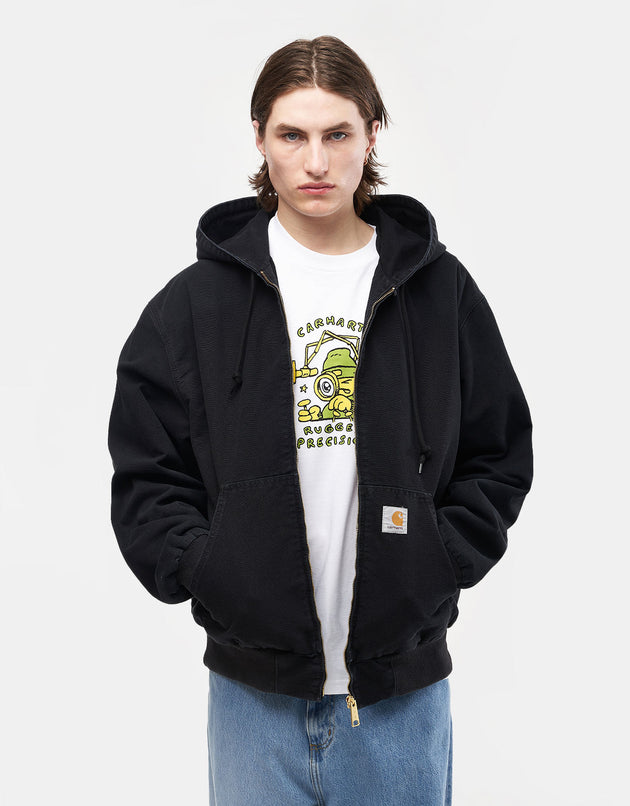 Carhartt WIP OG Active Jacket - Black (Stone Canvas)