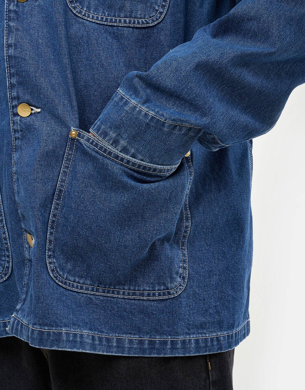 Carhartt WIP OG Chore Coat - Blue (Stone Washed)