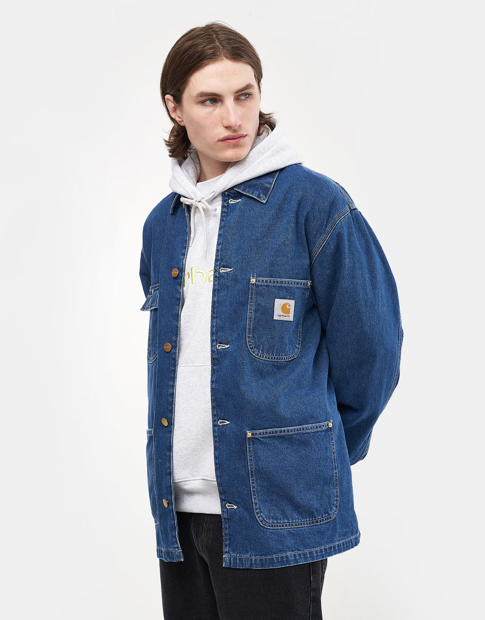 Carhartt WIP OG Chore Coat - Blue (Stone Washed)