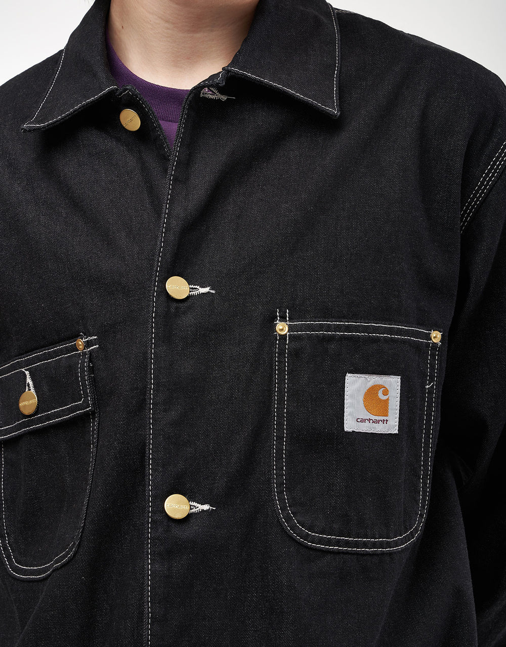 Carhartt WIP OG Chore Coat - Black (One Wash)