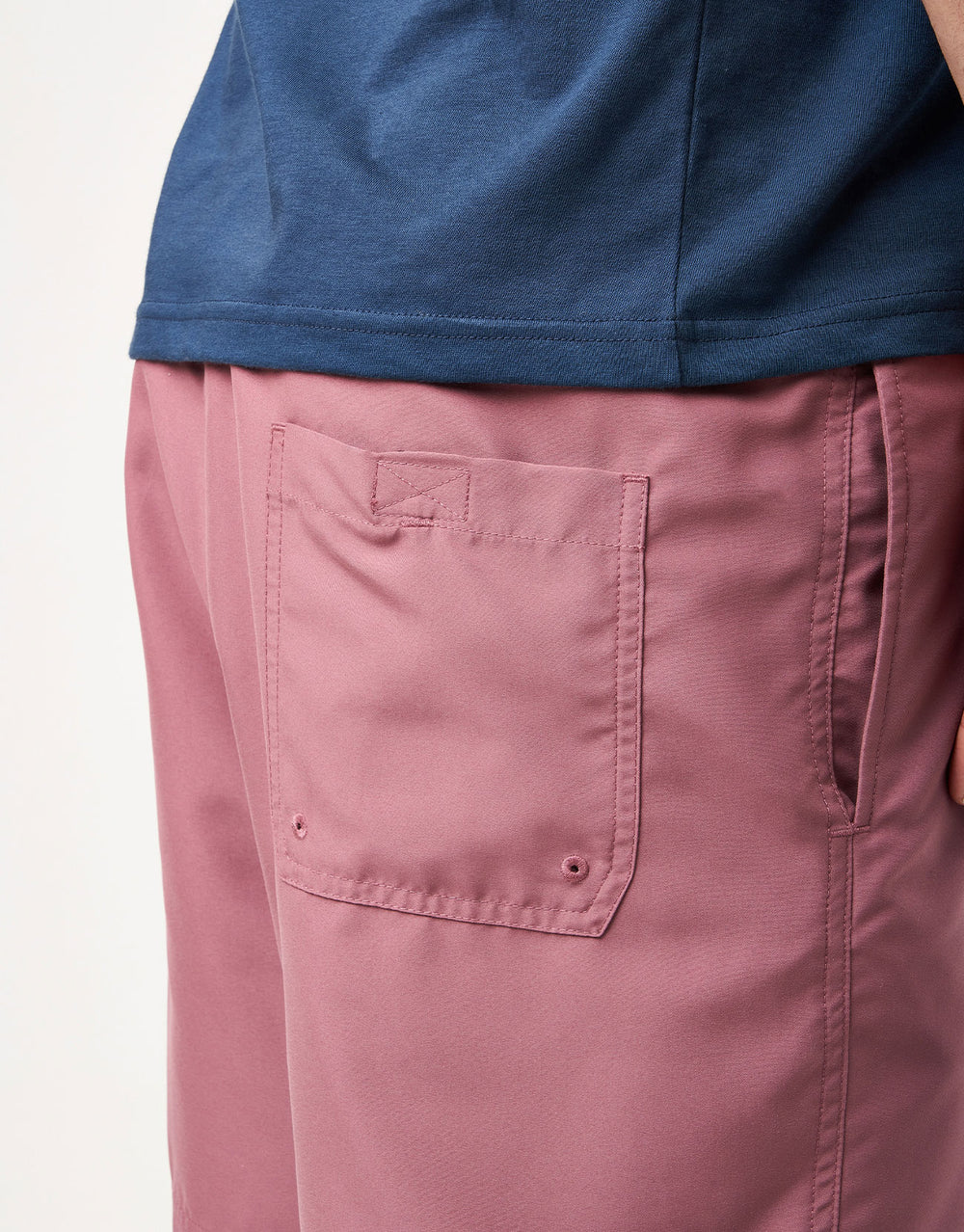 Carhartt WIP Chase Swim Trunks - Dusky Pink/Gold