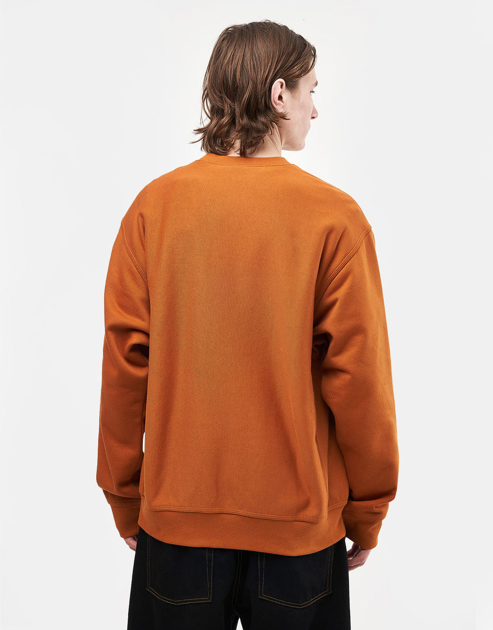 Carhartt WIP American Script Sweat - Sienna