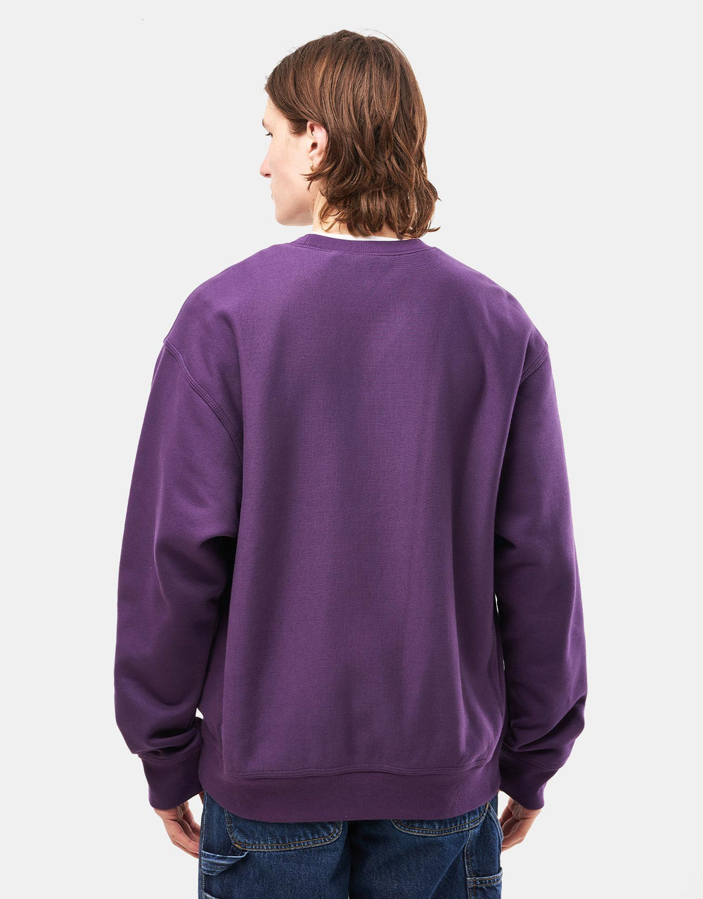 Carhartt WIP American Script Sweat - Huckleberry