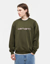 Carhartt WIP Carhartt Sweat - Turtle/Air Pink