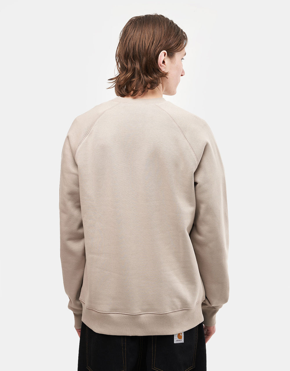 Carhartt WIP Chase Sweat - Dusky Beige/Gold